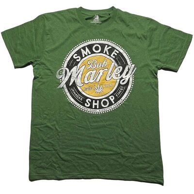 Bob Marley Unisex Cotton T-Shirt - Green - T-Shirt Bob Marley Unisex Cotton T-Shirt - Green - T-Shirt