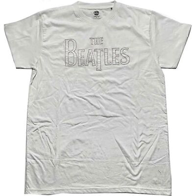 The Beatles Drop T Unisex Bianco L - T-Shirt The Beatles Drop T Unisex Bianco L - T-Shirt