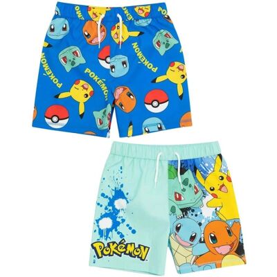 Pokemon Poikien Uimapuvun - Vaaleansininen/Vibrant Blue - 5-6 Vuotta Pokemon Poikien Uimapuvun - Vaaleansininen/Vibrant Blue - 5-6 Vuotta