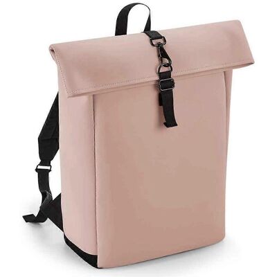 Bagbase Nude Pink Roll Top Backpack - Backpack Bagbase Nude Pink Roll Top Backpack - Backpack