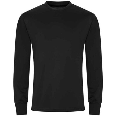 AWDis - Cool Active Long Sleeve T-Shirt - Black - L - T-Shirt AWDis - Cool Active Long Sleeve T-Shirt - Black - L - T-Shirt