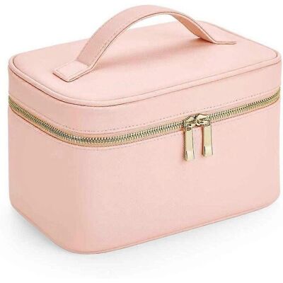 Bagbase Boutique Vanity Case - Soft Pink, One Size - Cosmetic Bag Bagbase Boutique Vanity Case - Soft Pink, One Size - Cosmetic Bag