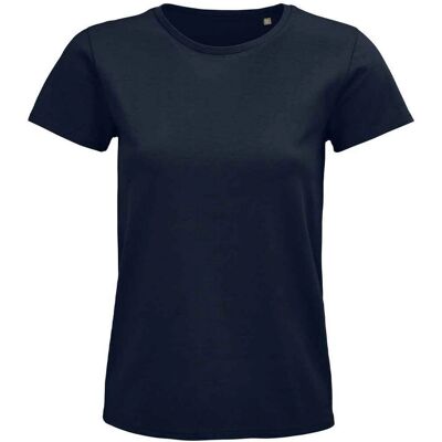 Sols Pioneer Organische T-Shirt - Marineblauw - Katoen - Getailleerd Sols Pioneer Organische T-Shirt - Marineblauw - Katoen - Getailleerd
