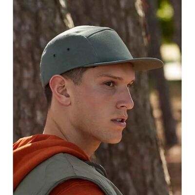 Casquette en toile de coton Beechfield - Vert/orange/marron - Baseball Cap Casquette en toile de coton Beechfield - Vert/orange/marron - Baseball Cap