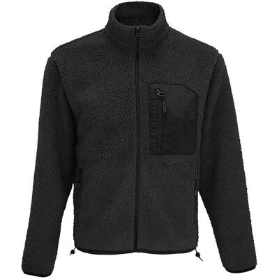 Sols Fury Sherpa Fleece Jacke - Unisex - Grau Sols Fury Sherpa Fleece Jacke - Unisex - Grau