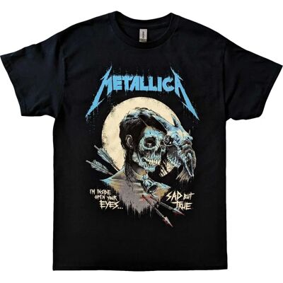 Metallica Unisex Adult Sad But True Poster Cotton T-Shirt - T-Shirt Metallica Unisex Adult Sad But True Poster Cotton T-Shirt - T-Shirt