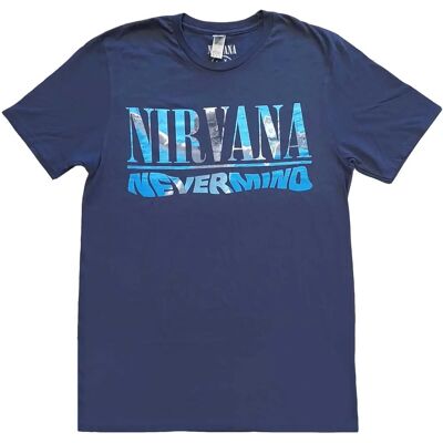 T-Shirt Nirvana Nevermind con Stampa Posteriore - Abbigliamento Unisex T-Shirt Nirvana Nevermind con Stampa Posteriore - Abbigliamento Unisex