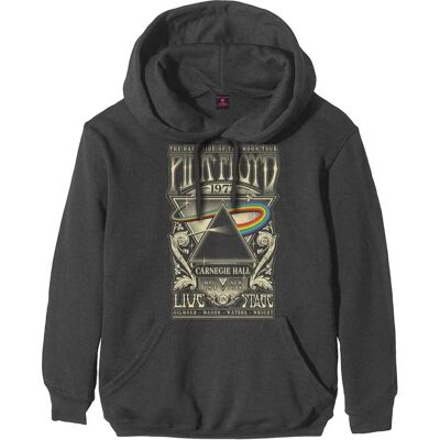 Pink Floyd Unisex Carnegie Hall Poster Hoodie - Hooded Sweatshirt Pink Floyd Unisex Carnegie Hall Poster Hoodie - Hooded Sweatshirt