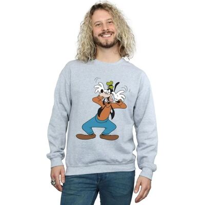 Disney Goofy Sweatshirt - Zware Grijze Grote Maat Disney Goofy Sweatshirt - Zware Grijze Grote Maat