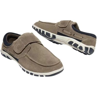 Atlas Leather Moccasins - Leather Split Upper - Round Toe - Slip-on - Low Cut - Men Atlas Leather Moccasins - Leather Split Upper - Round Toe - Slip-on - Low Cut - Men