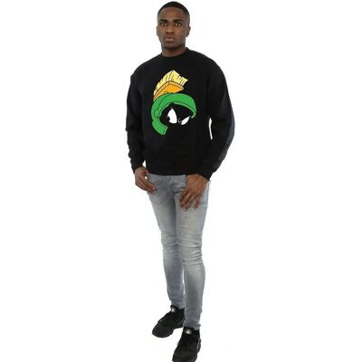 Looney Tunes Marvin Face Sweatshirt - Men’s Black 3XL Looney Tunes Marvin Face Sweatshirt - Men’s Black 3XL