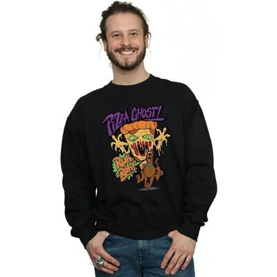 Scooby-Doo Black Ghost Pizza Sweatshirt - Sweatshirt Scooby-Doo Black Ghost Pizza Sweatshirt - Sweatshirt
