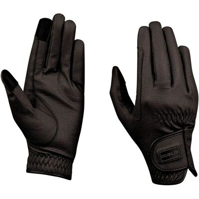 Dublin XS Black Touchscreen Riding Gloves - Gloves Dublin XS Black Touchscreen Riding Gloves - Gloves