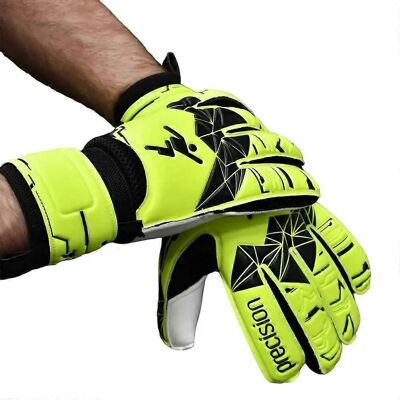 Gants de gardien Precision Fusion X Enfants - Blanc/Vert Néon/Noir Gants de gardien Precision Fusion X Enfants - Blanc/Vert Néon/Noir