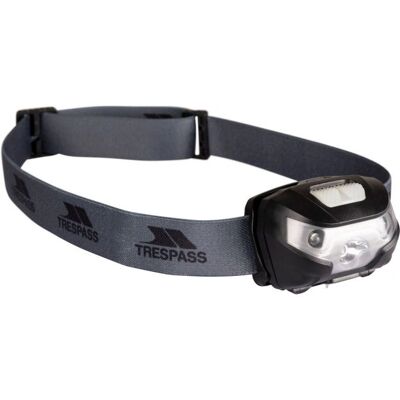 Trespass Bazan Rechargeable Head Torch - Black - Headlamp Trespass Bazan Rechargeable Head Torch - Black - Headlamp