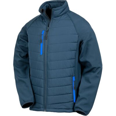 Compass - Compass Soft Shell Jacket - Navy/Royal Blue - S - Jacket Compass - Compass Soft Shell Jacket - Navy/Royal Blue - S - Jacket