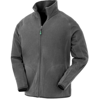 Giacca in pile riciclata unisex grigia Result Giacca in pile riciclata unisex grigia Result