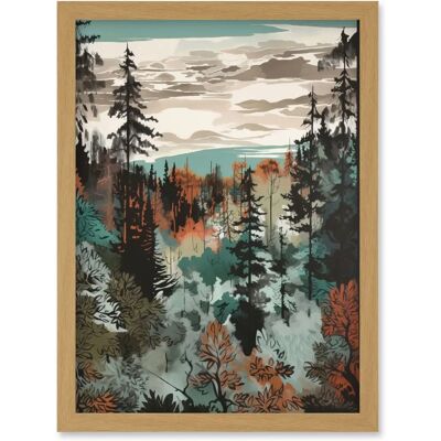 Artery8 - Taiga Boreal Autumnal Colours Forest Landscape Artery8 - Taiga Boreal Autumnal Colours Forest Landscape