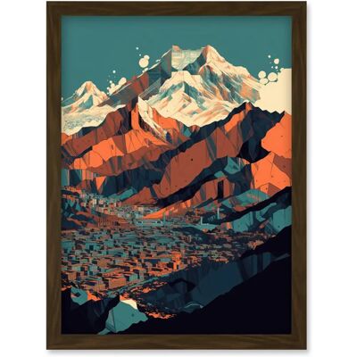 Artery8 - Modern Mountain City Landscape Artery8 - Modern Mountain City Landscape