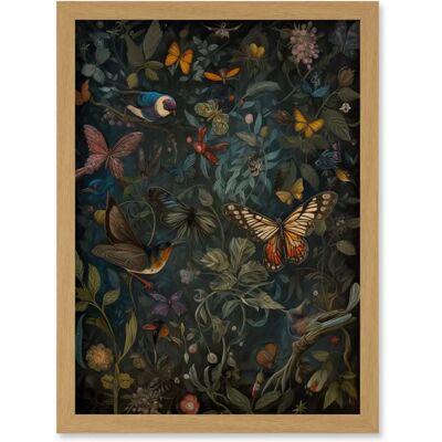 Artery8 - William Morris Style Plants Birds Butterflies Artery8 - William Morris Style Plants Birds Butterflies