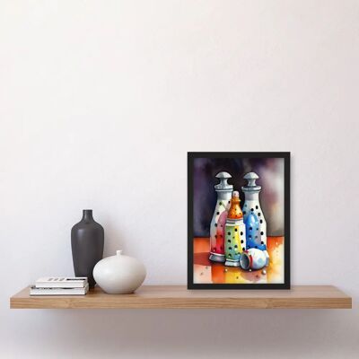 Artery8 - Salt Pepper Shakers - Ceramic - Framed - Shaker Artery8 - Salt Pepper Shakers - Ceramic - Framed - Shaker
