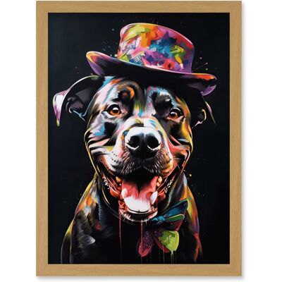 Artery8 - Rottweiler Bow Tie Top Hat - Wall Art Print Artery8 - Rottweiler Bow Tie Top Hat - Wall Art Print