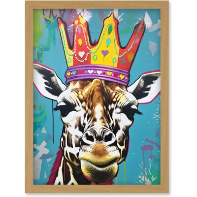 Artery8 - Giraffe - Framed Wall Art Print Artery8 - Giraffe - Framed Wall Art Print