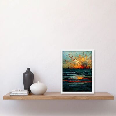 Artery8 - Seascape Sunset Port City Waves Horizon Artery8 - Seascape Sunset Port City Waves Horizon