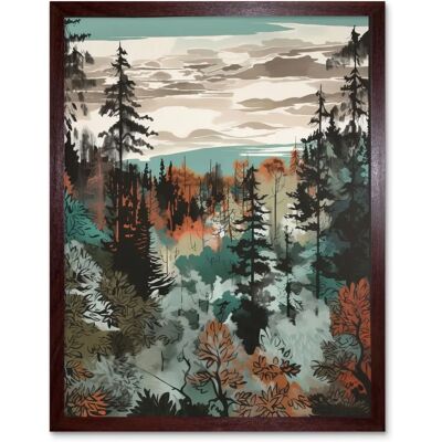 Artery8 - Taiga Boreal - Forest Landscape - Art Print Artery8 - Taiga Boreal - Forest Landscape - Art Print