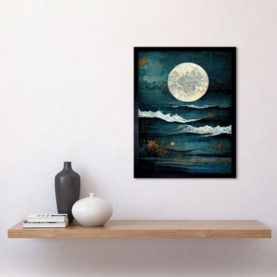 Artery8 - Large Seascape - 12x16 inch - Framed Art Print Artery8 - Large Seascape - 12x16 inch - Framed Art Print