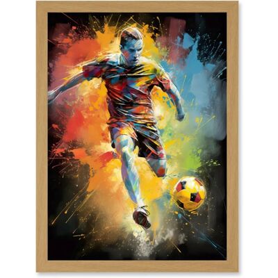 Artery8 - Footballer About to Kick the Ball Artery8 - Footballer About to Kick the Ball