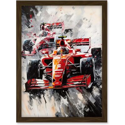 Artery8 - Grand Prix Track Circuit - Brown - A4 - Wall Art Artery8 - Grand Prix Track Circuit - Brown - A4 - Wall Art
