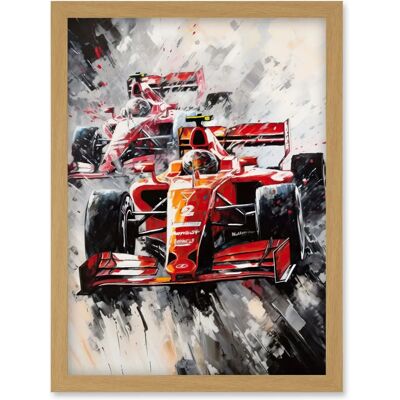 Artery8 - Grand Prix Track Circuit - A4 - Framed Wall Art Artery8 - Grand Prix Track Circuit - A4 - Framed Wall Art