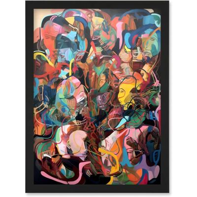 Artery8 - HR - Multicoloured - A4 - Wall Art Print Artery8 - HR - Multicoloured - A4 - Wall Art Print