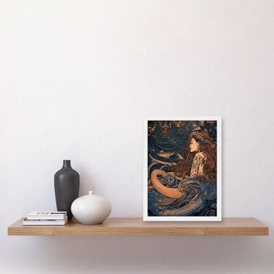 Artery8 - Little Mermaid and Aquatic Animals Illustration Artery8 - Little Mermaid and Aquatic Animals Illustration