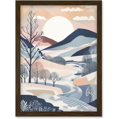 Artery8 - Countryside Path in Boho Hill - A4 - Framed Wall Art Artery8 - Countryside Path in Boho Hill - A4 - Framed Wall Art