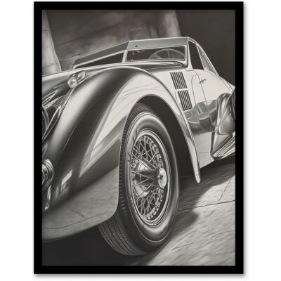 Artery8 - Hyper Realism Pencil Drawing Sports Car - A4 - Artwork Artery8 - Hyper Realism Pencil Drawing Sports Car - A4 - Artwork