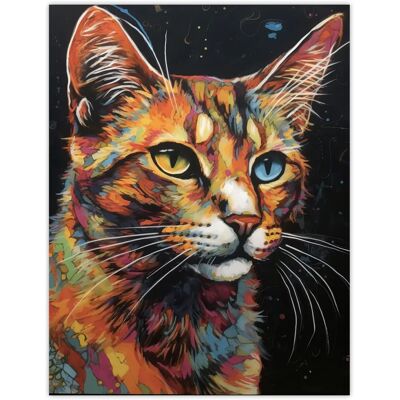 Artery8 - The Cats Eyes - Tortoiseshell - 18x24 Inch - Art print Artery8 - The Cats Eyes - Tortoiseshell - 18x24 Inch - Art print