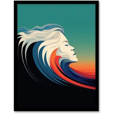 Artery8 - The Sea Is Calling - Oil Painting - Siren Wave - Wall Art Artery8 - The Sea Is Calling - Oil Painting - Siren Wave - Wall Art
