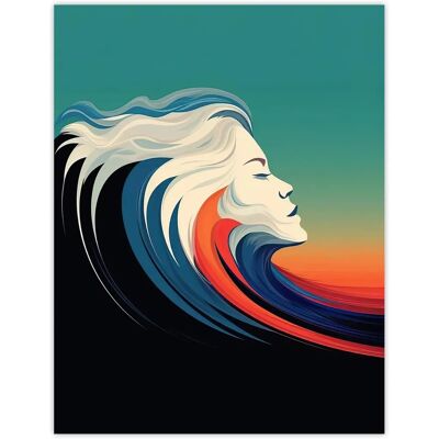 Artery8 The Sea Is Calling - 18x24 inch - thick paper - Wall Art Artery8 The Sea Is Calling - 18x24 inch - thick paper - Wall Art
