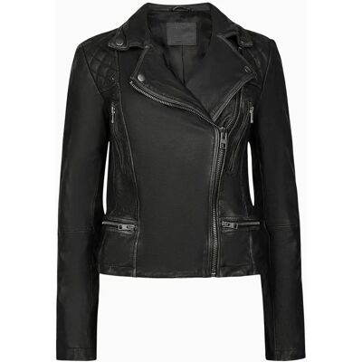 Veste en cuir cargo biker AllSaints - Veste en cuir - Publicité Veste en cuir cargo biker AllSaints - Veste en cuir - Publicité