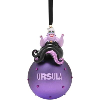 Disney Ursula on Glass Bauble - Christmas Decoration Disney Ursula on Glass Bauble - Christmas Decoration