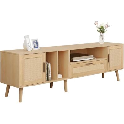 Merax 200 Cm TV Stand - Living Room Entertainment Unit with Drawers Merax 200 Cm TV Stand - Living Room Entertainment Unit with Drawers