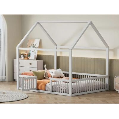 ModernLuxe - Lit cabane pour enfant - Blanc - bed ModernLuxe - Lit cabane pour enfant - Blanc - bed