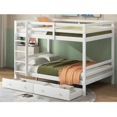ModernLuxe Wit 140x200cm Bed - Stijlvol & Ruim ModernLuxe Wit 140x200cm Bed - Stijlvol & Ruim