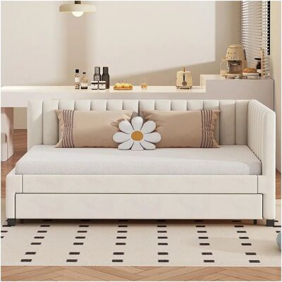 ModernLuxe Cama 90x200cm Sofá-Cama Veludo - Suporta 120kg ModernLuxe Cama 90x200cm Sofá-Cama Veludo - Suporta 120kg