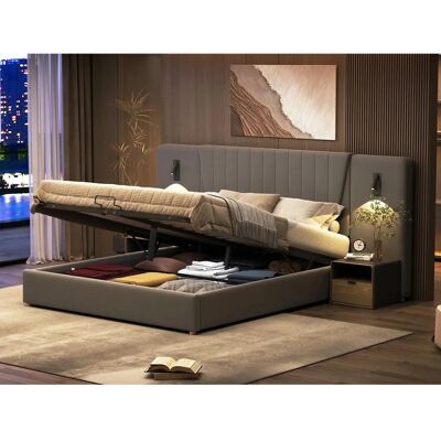 ModernLuxe - Velour Storage Bed - 180x200 cm - Bed ModernLuxe - Velour Storage Bed - 180x200 cm - Bed