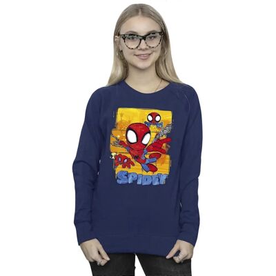Marvel Spidey Granatowa Bluza - Długi Rękaw Marvel Spidey Granatowa Bluza - Długi Rękaw