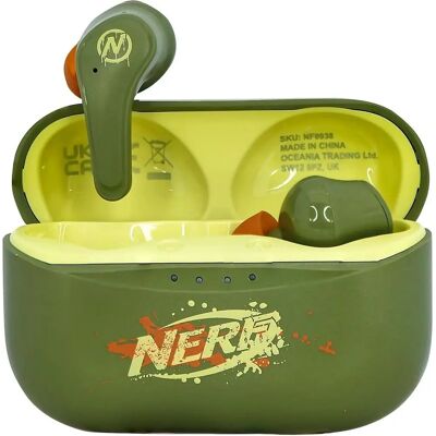 Nerf Wireless Earbuds - Green Nerf Wireless Earbuds - Green