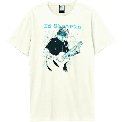 Amplified Ed Sheeran Doodle T-Shirt - Unisexe Vintage Blanc XXL - T-Shirt Amplified Ed Sheeran Doodle T-Shirt - Unisexe Vintage Blanc XXL - T-Shirt